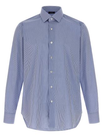 Barba Blue Striped Shirt