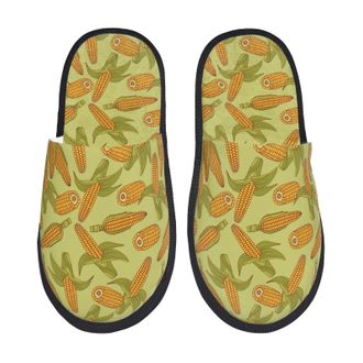 Generic Corn Women Men House Slippers Cosy House Shoes Slip On Shoes For Winter Outdoor Bedroom M