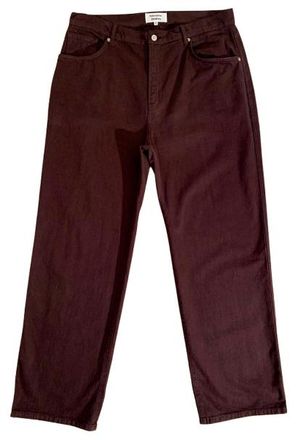 Reformation Organic Cotton Brown Jeans Size XL