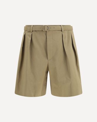 Saint Laurent Bermuda con pieghe e cintura Man 46