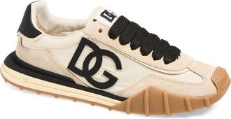 Dolce & Gabbana DG Athletic Shoe in Avorio/Nero at Nordstrom, Size 11Us