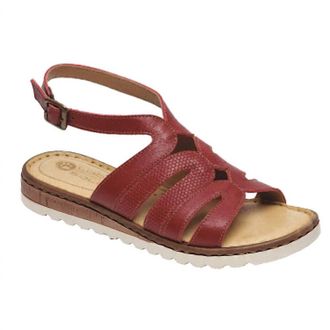 Lobo Solo Womens 1862 Sandal In Red