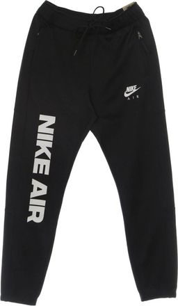 Nike Zwarte Trainingsbroek Elastische Taille - Heren - Trainingsbroeken - Zwart - XL - Polyester - Fitness