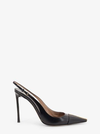 Tom Ford D&eacute;collet&eacute; in pelle con dettaglio T Logo in metallo - TOM FORD - gender_Woman