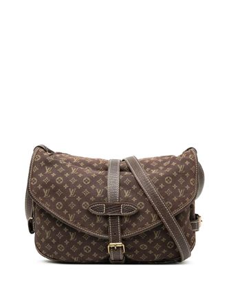 Louis Vuitton 2006 Monogram Mini Lin Saumur 30 crossbody bag - Brown