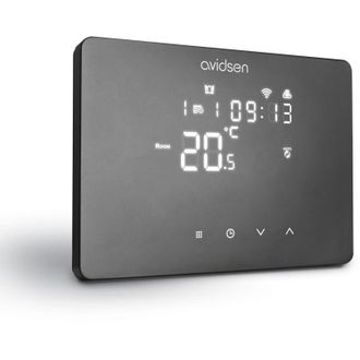 Avidsen Cronotermostato da incasso wifi Avidsen max 5a 1150w nero - 127073