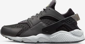 Nike Mens Nike Air Huarache Crater Premium DM0863-002 Dark Smoke Gray Shoes