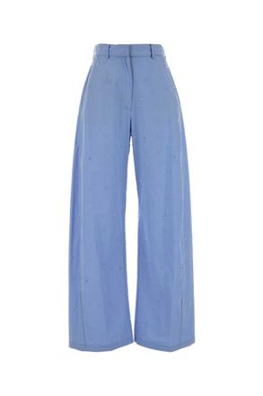 Giuseppe Di Morabito Light Blue Relaxed Flat Front Pants
