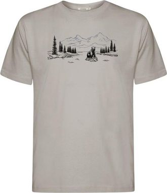 Greenbomb Bear River Fusion T-Shirt f&uuml;r Herren | grau