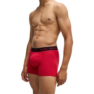 HUGO BOSS Hugo Heren Boxershorts (Set van 3) (Zwart, Rood)