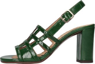 Chie Mihara Sandalen - Dames - Sandalen met hakken - Groen - 38 EU - Leer - Schoenen
