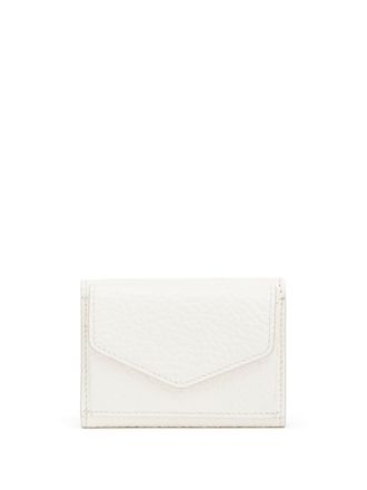 Maison Margiela Portafoglio bi-fold con 4 punti di cucitura - Bianco