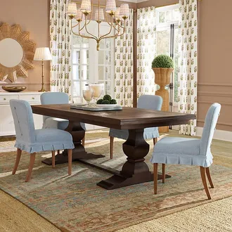 Ballard Designs Andrews Extension Dining Table - Whitewash - Ballard Designs
