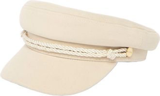 San Diego Hat Company x Trina Turk Taylor Newsboy Cap in Ivory at Nordstrom Rack