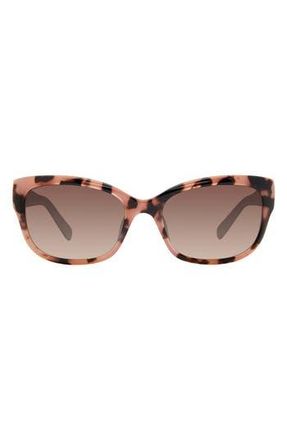 Kate Spade New York 53mm johanna square sunglasses in Pink Havana at Nordstrom Rack