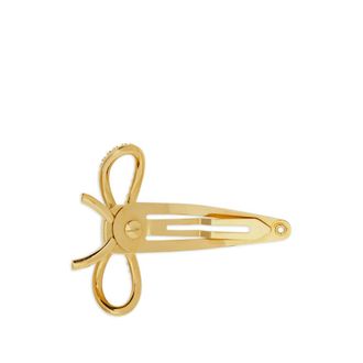 Ferragamo Vara Bow Hair Clip - Gold
