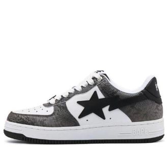 A Bathing Ape Bape Sta Black Snakeskin 1I80-191-009-BLK