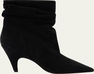 Alexandre Birman Tati Slouch Mini Scamosciato Booties