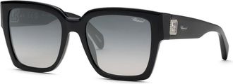 Chopard SCH406S 700X Mens Sunglasses Black Size 55