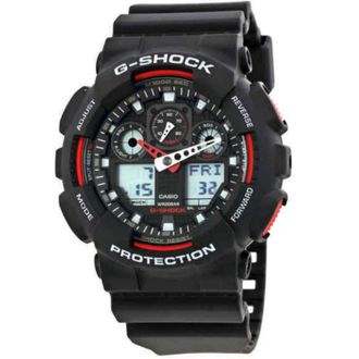 Casio Mens Classic Black Dial Watch - GA100-1A4
