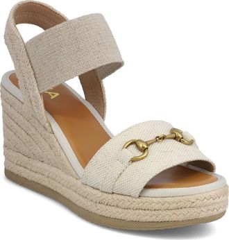 Mia Barossa Wedge Sandal in Natural at Nordstrom, Size 9.5