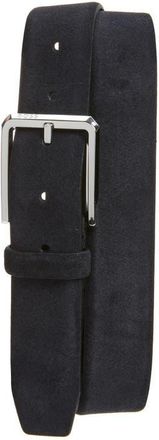 BOSS Caleb Suede Belt in Dark Blue at Nordstrom, Size 36