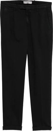 BRIGLIA 1949 Geplooide chino - Zwart