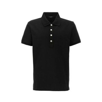 Balmain Polo Shirts, male, Black, Size: 2XL Polo