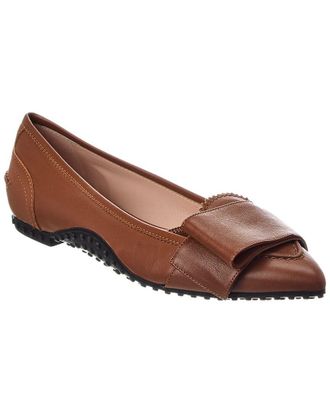 Tod's TodS Gomma Leather Ballet Flat