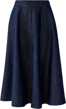 Oui Rokken, Dames, Blauw, L, Katoen, Jeansrok