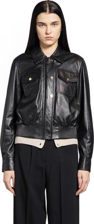 Max Mara Biada Leather Jacket