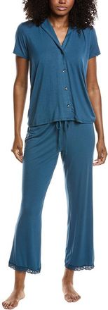 Natori 2pc Feathers Essentials Notch Pajama Set