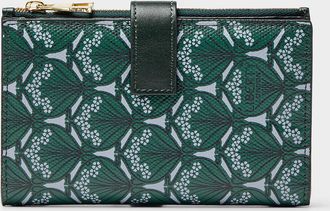 Liberty Womens Iphis emerald wallet Made with Liberty Fabric