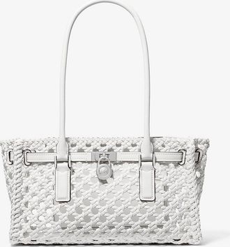 Michael Kors Hamilton Moderne Small Hand-Woven Satchel