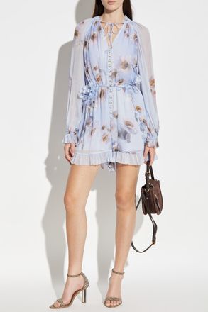Zimmermann Floral Print Dress, Womens, Purple
