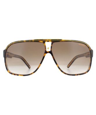 Carrera Mens Retro Aviator Havana Gradient Sunglasses - Brown, Size: 64x9x130mm - Size 64x9x130mm