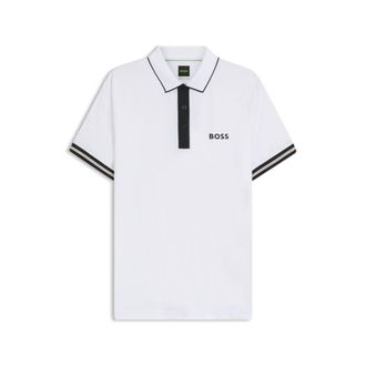 BOSS Active slim-fit polo shirt with moisture management