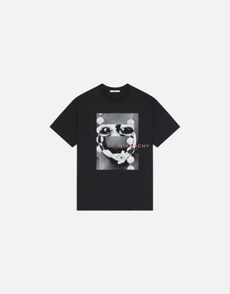 Givenchy Mens Graphic Print T-Shirt Black - Size: 36