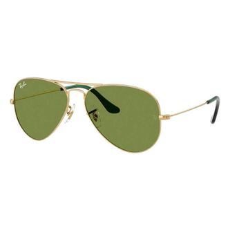 Ray-Ban Aviator Large Green Unisex Sunglasses RB3025 001/4E 62
