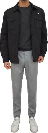 K-Way Heren, Jassen, Zwart, Maat: 2XL Leer