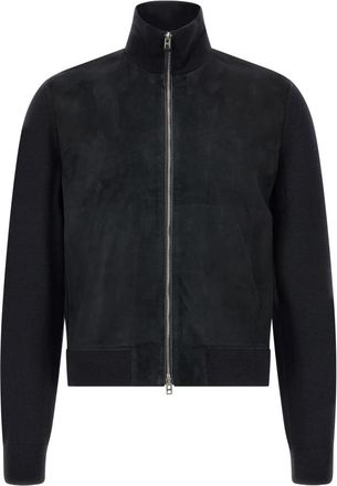Tom Ford Truien - Heren - Vesten met rits - Blauw - L - Hoodies & sweatvesten