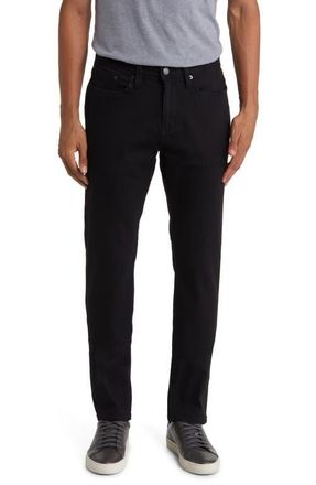 Duer Relaxed Tapered Performance Denim Jeans in Black at Nordstrom, Size 33 X 32