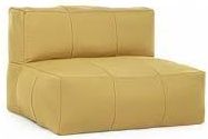 BIZZOTTO Poltrona Da Esterno Sparrow Citron - Tessuto Olefin, Idrorepellente E Resistente Ai Raggi Uv - Misure 90x87cm H. 64cm H. Seduta 32cm
