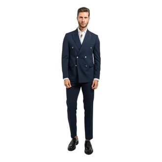 Mulish Hombre, Trajes, Azul, Talla: S