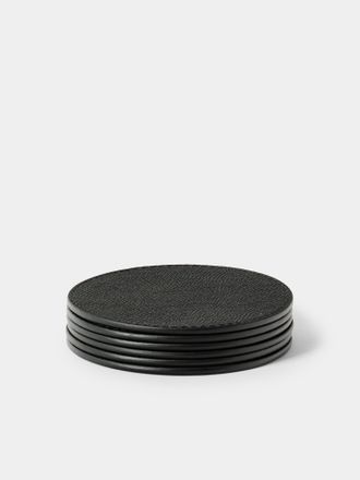 Giobagnara Tao Leather Coasters (Set of 6)