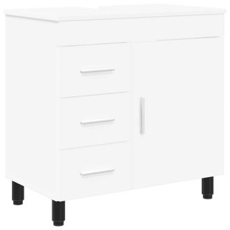 vidaXL Unidad De Tocador De Ba&ntilde;o Blanco 60 X 35 X 60 Cm Vidaxl