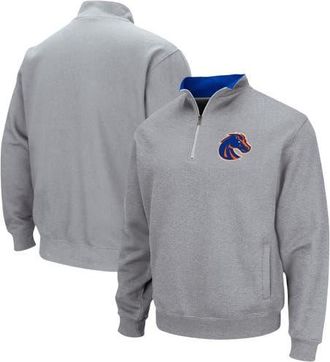 Colosseum Mens Colosseum Heathered Gray Boise State Broncos Tortugas Team Logo Quarter-Zip Jacket in Heather Gray at Nordstrom, Size Xx-Large