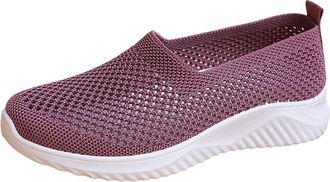 Generic Running Shoes Womens, White Trainers Women, Womens Summer New Breathable Trainers - Trendy Versatile Sports Shoes for Women