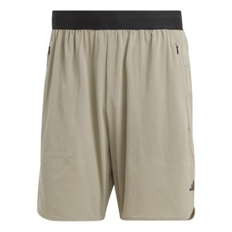 adidas Designed for Training HIIT Training Shorts Silver Pebble IB9081