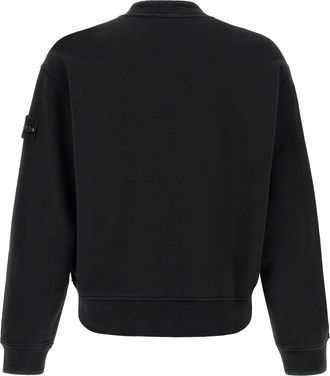 Stone Island Cotton Sweatshirt - Black